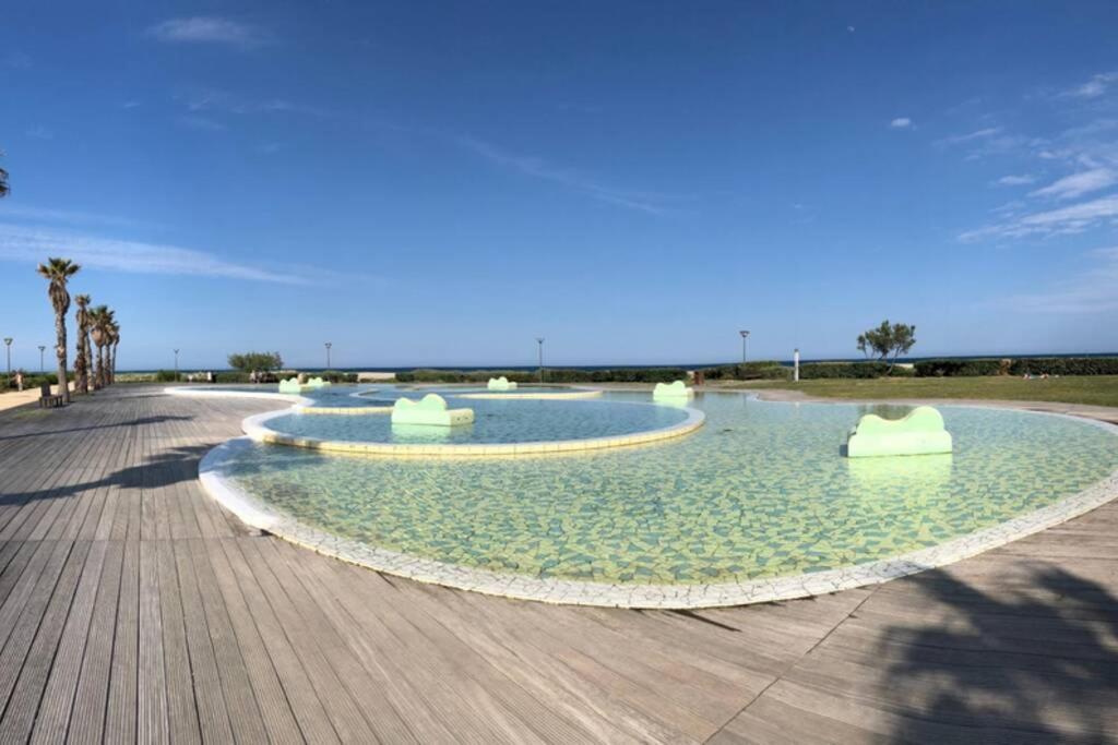 La Perle Vue Mer Pieds Dans L'Eau Clim Wifi Leucate Extérieur photo