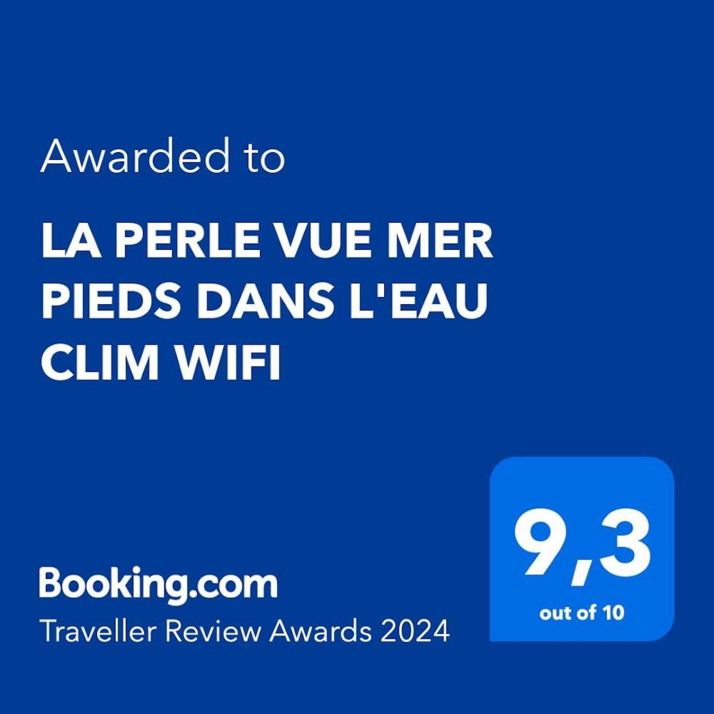 La Perle Vue Mer Pieds Dans L'Eau Clim Wifi Leucate Extérieur photo